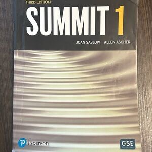 Pearson Summit 1 Third Edition Textbook - Black and Gold Cover